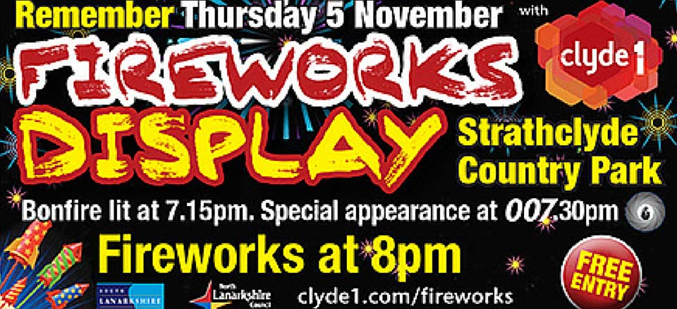 Fireworks display Strathclyde Country Park, 5 November