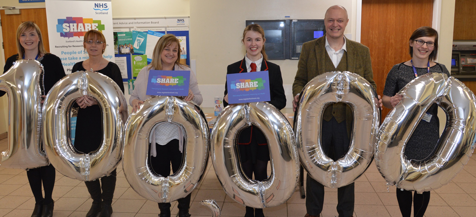 Over 100,000 volunteers sign up to SHARE Over 100,000 volunteers sign up to SHARE