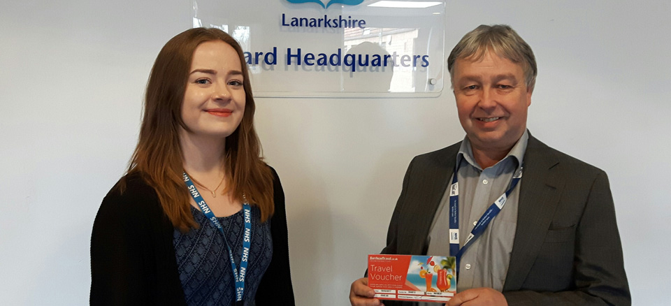 Gavin wins NHS Staff Benefits holiday voucher competition