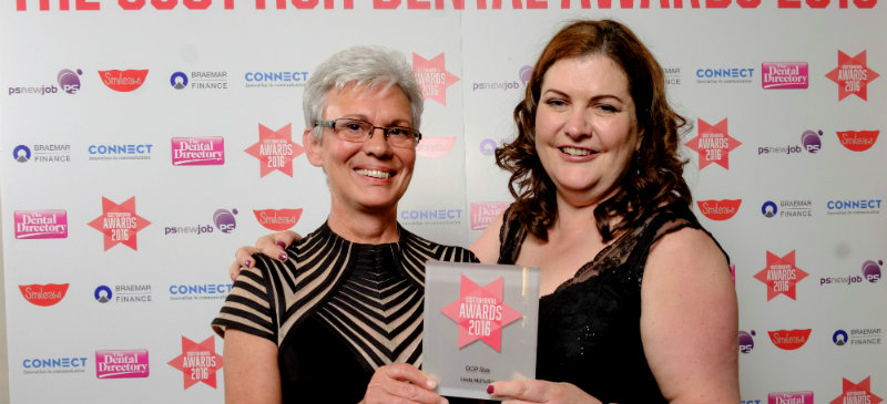 Big smiles for star dental nurse Linda