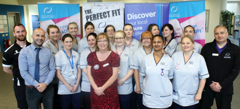 Midwives working out how to get fit