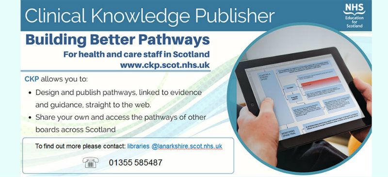 Creating online clinical and patient pathways