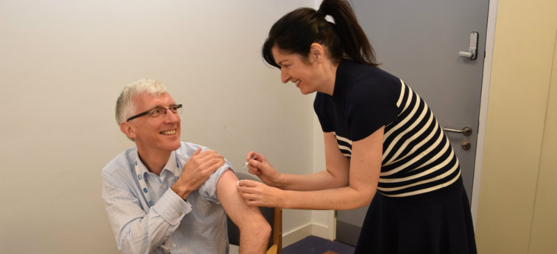 Last remaining staff flu immunisation clinics