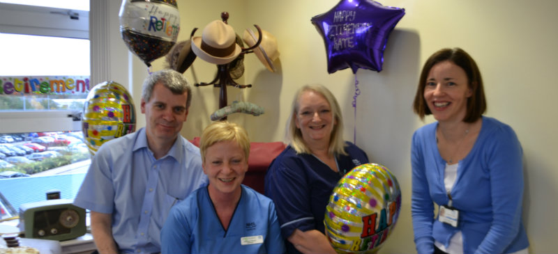 Kate retires from Hairmyres