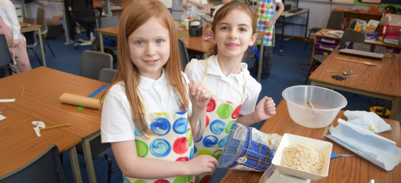 Schoolchildren get recipe for health