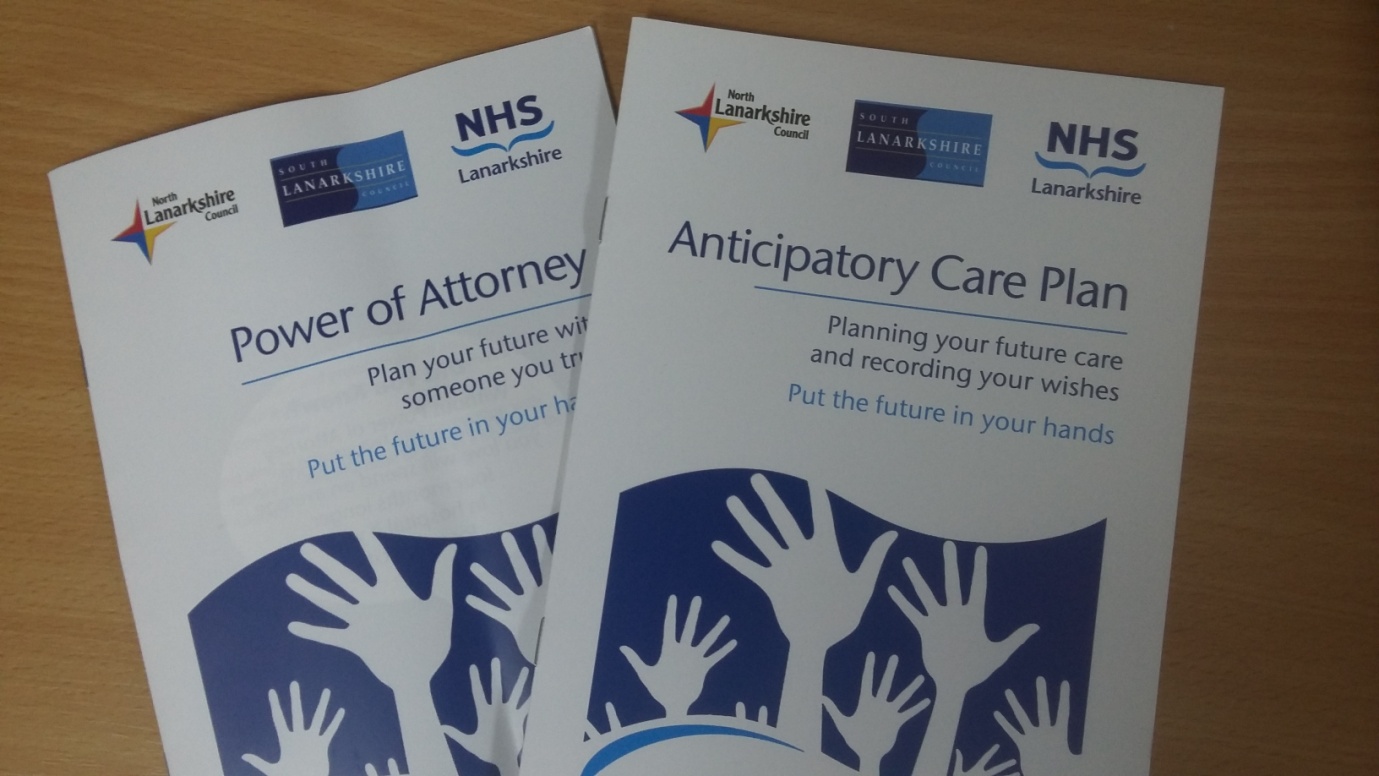 Anticipatory care planning/power of attorney awareness sessions