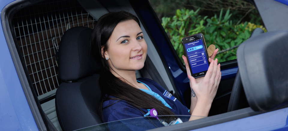 App provides on-hand help App provides on-hand help