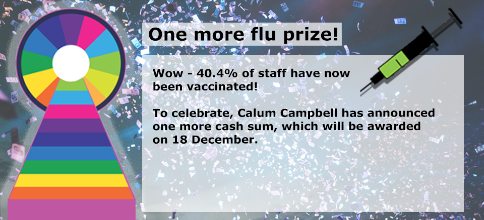 Calum Campbell launches next flu prize!