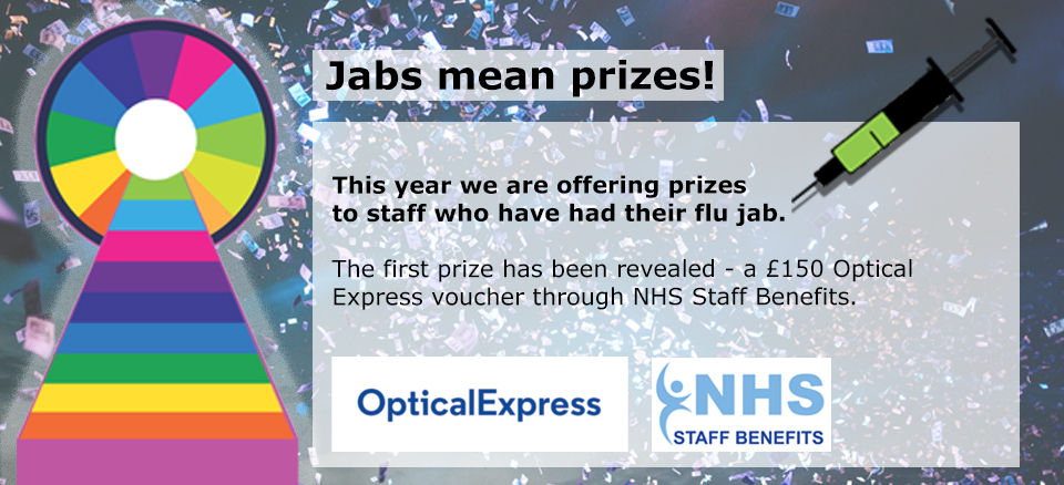 Jabs mean prizes - our first prize has been revealed