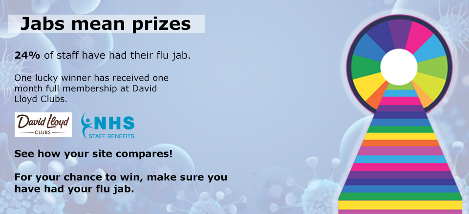 Jabs mean prizes - 24% have now had their flu jab