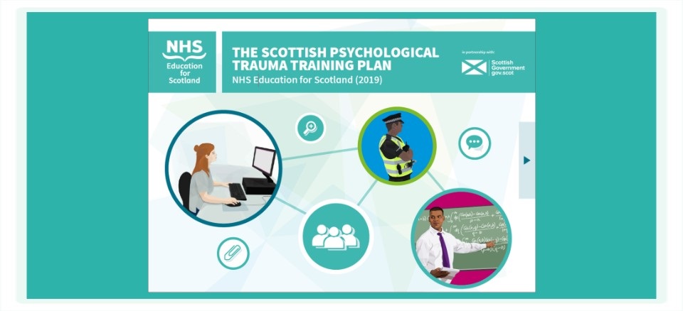 Launch of Scottish psychological trauma training plan Trauma training plan - PO image