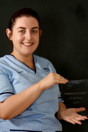 *** Local Caption *** Linzi Shields  
Pharmacy student of the year 2019